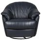 Natuzzi Editions Gratitudine Swivel Rocking Chair in Navy Blue, , large