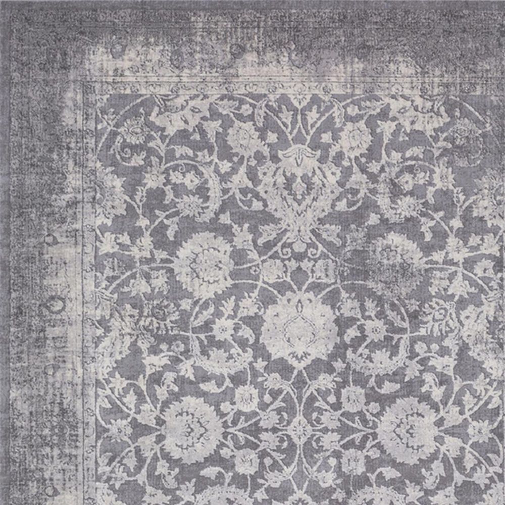 Surya Tibetan TBT-2309 2&#39;7&quot; x 7&#39;6&quot; Gray, Ivory and Taupe Runner, , large