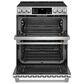 Cafe 30" Slide-In Double Oven Electric Range in Stainless Steel, , large