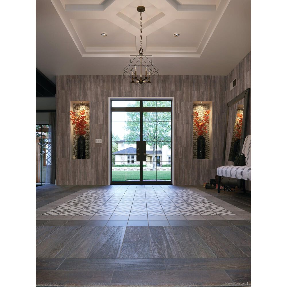 Dal-Tile Articulo Headline Grey 12&quot; x 24&quot; Porcelain Tile, , large