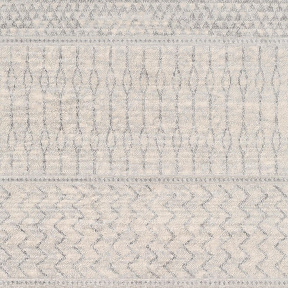 Surya Monaco MOC-2306 4&#39;3&quot; x 6&#39; Silver Gray and Cream Area Rug, , large