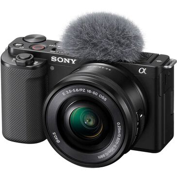 Sony Alpha ZV-E10 Camera with 16-50mm Lens in Black, , large