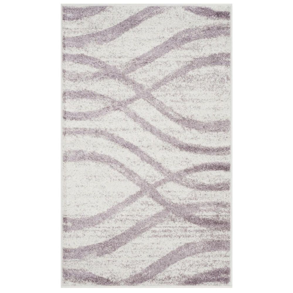 Safavieh Adirondack ADR125L 2"6" x 4" Cream and Purple Runner, , large