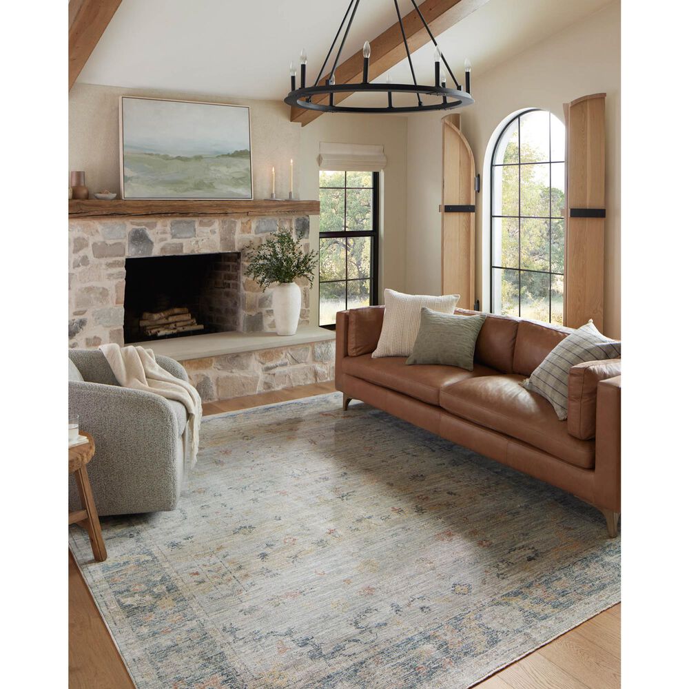 Magnolia Home Millie 3&#39;6&quot; x 5&#39;6&quot; Slate and Multicolor Area Rug, , large