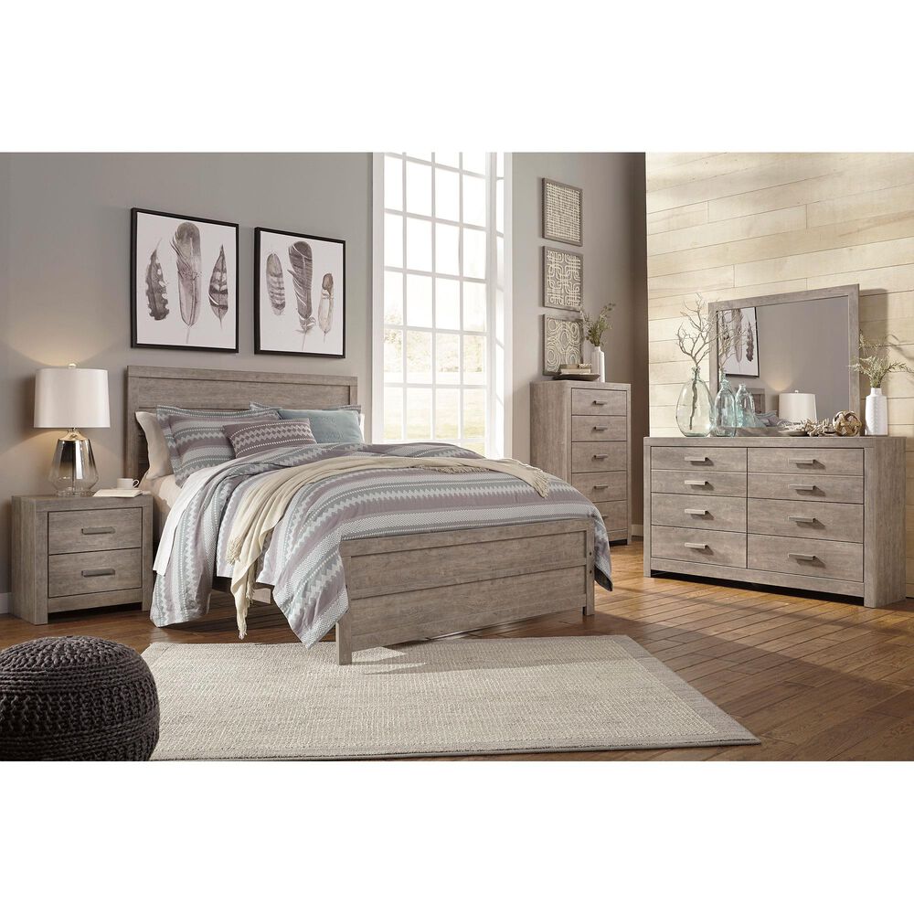 Signature Design by Ashley Culverbach 3 Piece Queen Bedroom Set in Driftwood Gray, , large