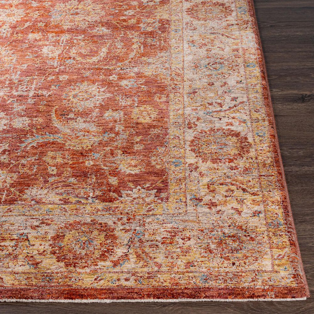 Surya Mirabel 2&#39; x 3&#39; Burnt Orange, Rose, Teal, Olive, Gray and Beige Area Rug, , large