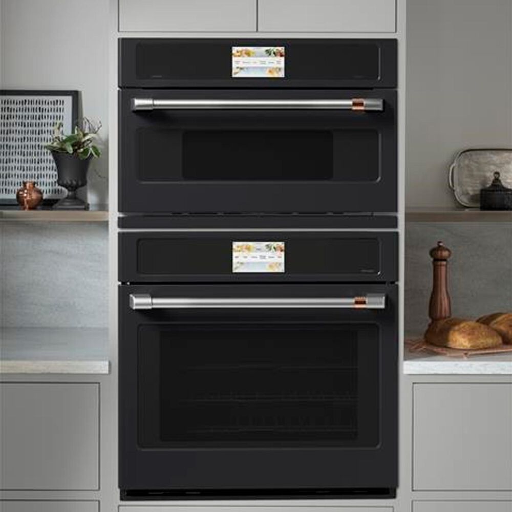 Cafe 30&quot; Five in One Oven with 120v Advantium Technology in Matte Black, , large