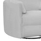 Simeon Collection Radius Manual Swivel Glider Recliner in Angora Linen, , large