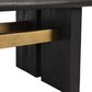 Classic Home Larson 96" Dining Table in Black - Table Only, , large