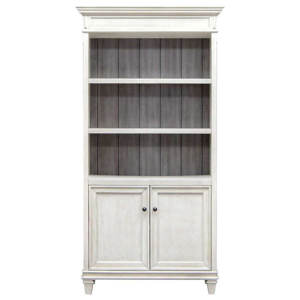 Wycliff Bay Hartford Lower Doors Bookcase in White, , large