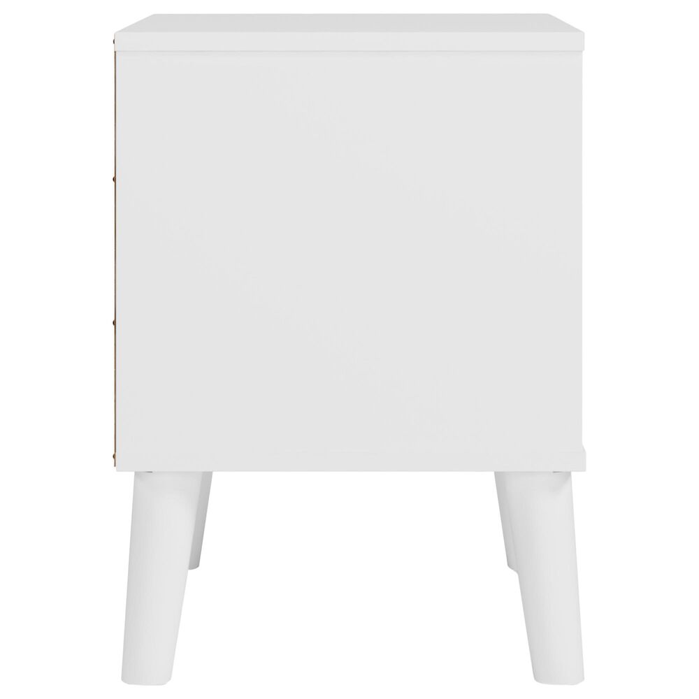Signature Design by Ashley Piperton Nightstand in White and Brown, , large