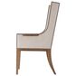 Theodore Alexander Echoes Arm Chair with Wood Back in Oak, , large