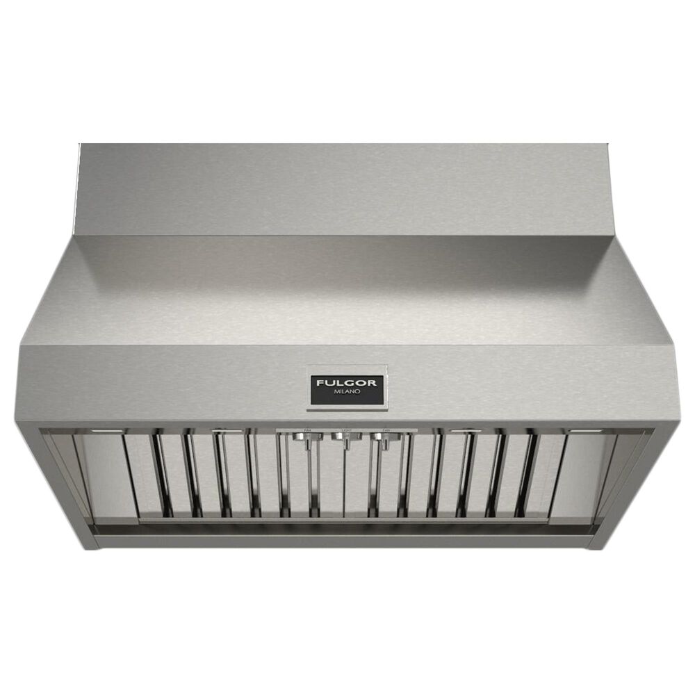 Fulgor Milano 600 Series 36&quot; Pro Wall-Mount Range Hood with 1000 CFM in Stainless Steel, , large