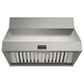 Fulgor Milano 600 Series 36" Pro Wall-Mount Range Hood with 1000 CFM in Stainless Steel, , large