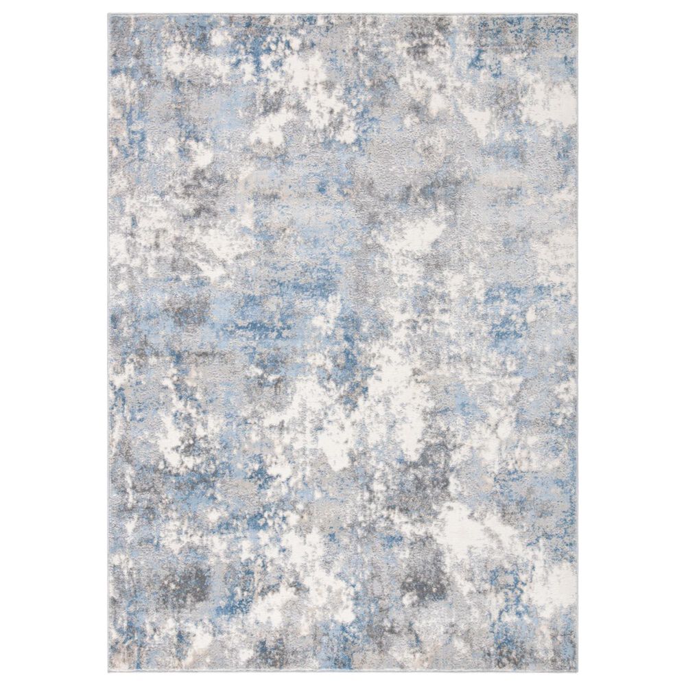 Safavieh Lagoon LGN521G 5"3" x 7"7" Light Grey and Light Blue Area Rug, , large