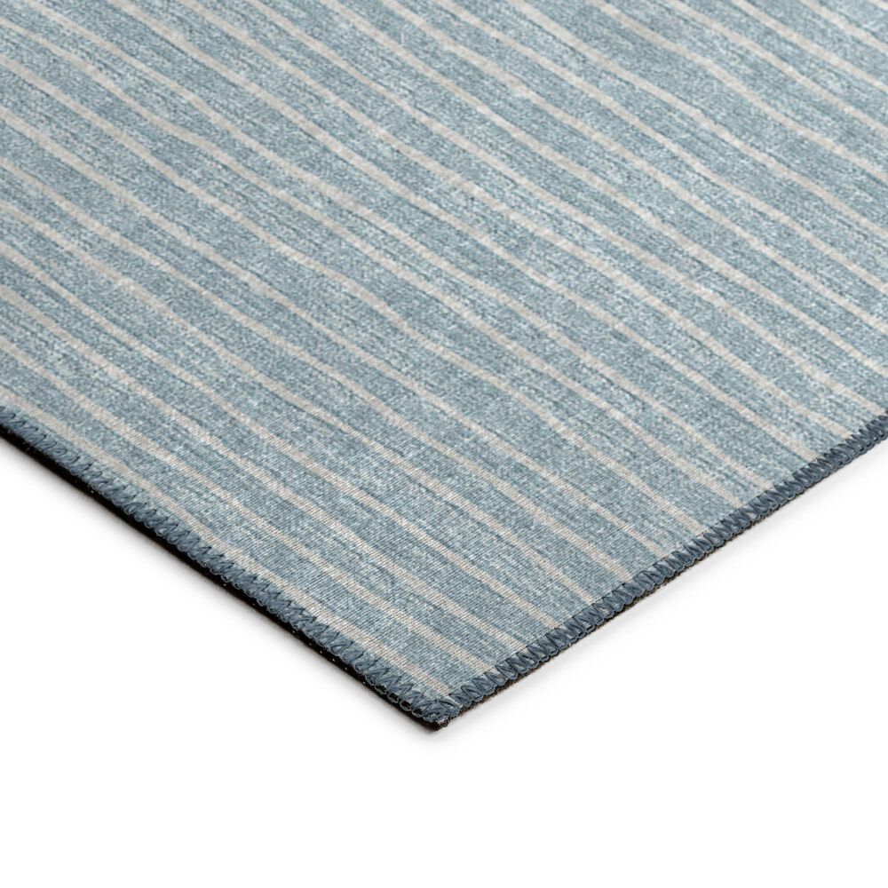 Dalyn Rug Company Laidley 2&#39;3&quot; x 7&#39;6&quot; Sky Blue Indoor/Outdoor Runner, , large