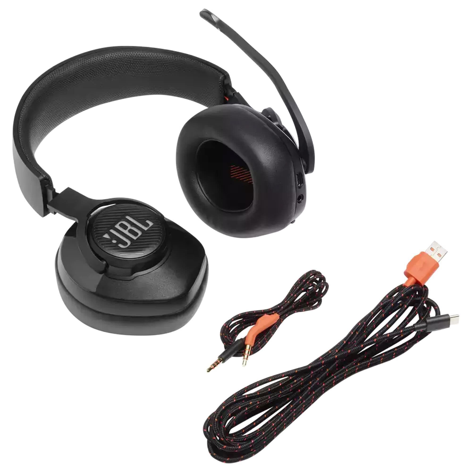 JBL Quantum 400 USB Over-Ear Gaming Headset with Game-Chat Dial in 