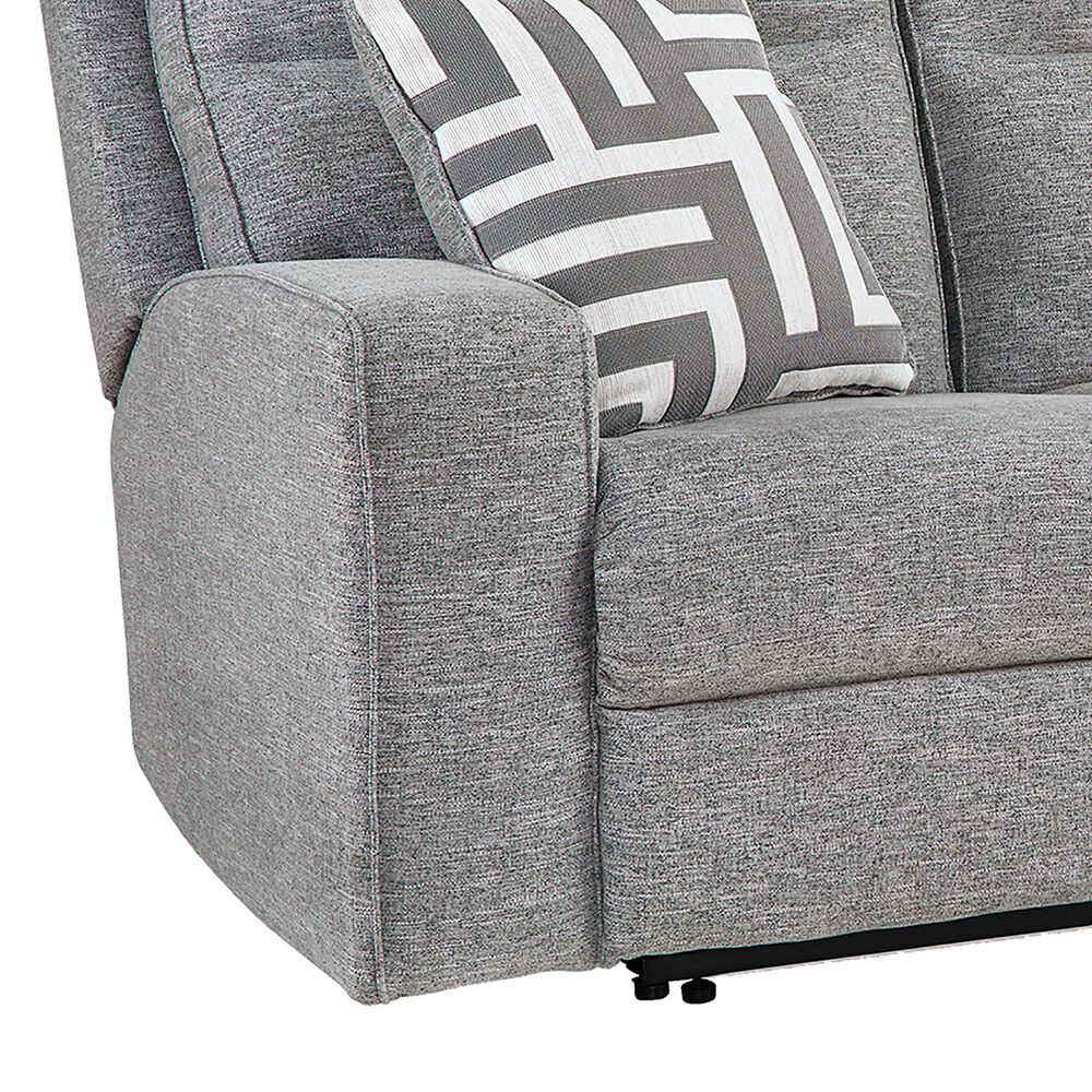 Signature Design by Ashley Biscoe Power Reclining Sofa in Pewter, , large