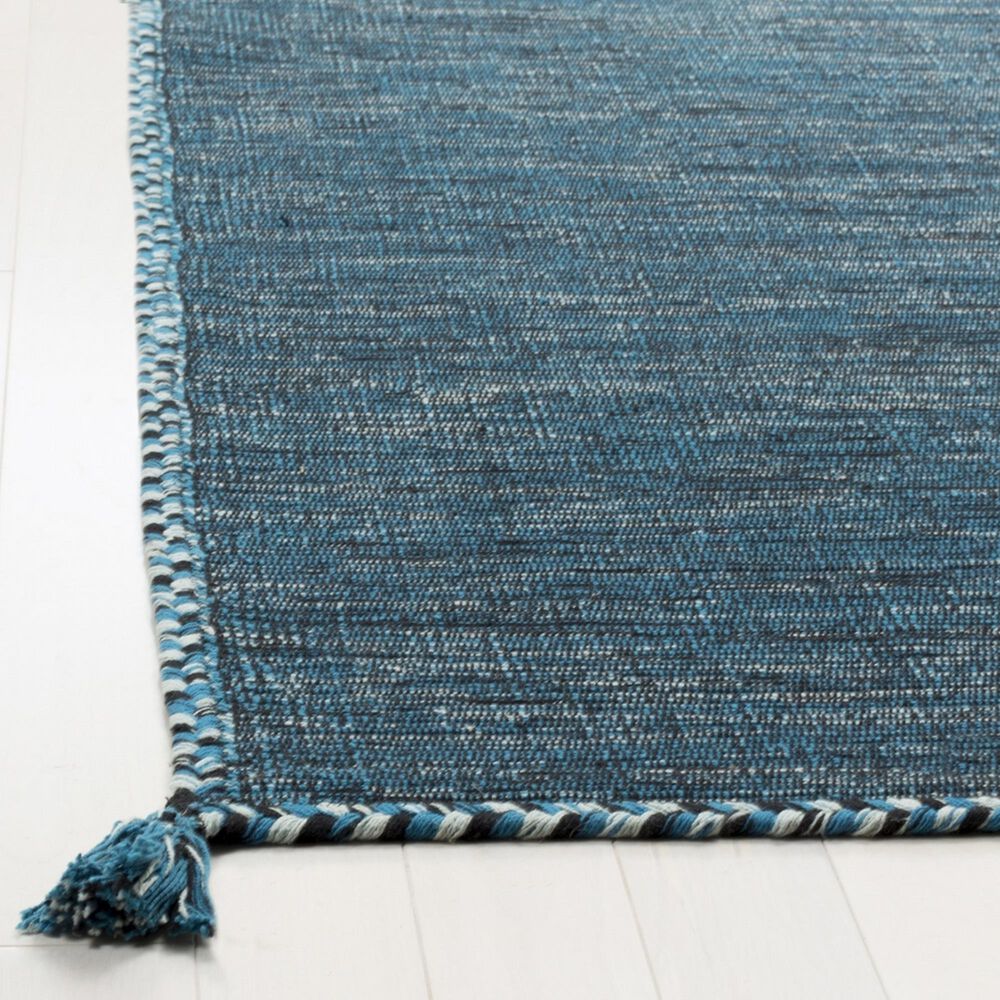 Safavieh Montauk 2&#39;3&quot; x 9&#39; Blue and Black Runner, , large