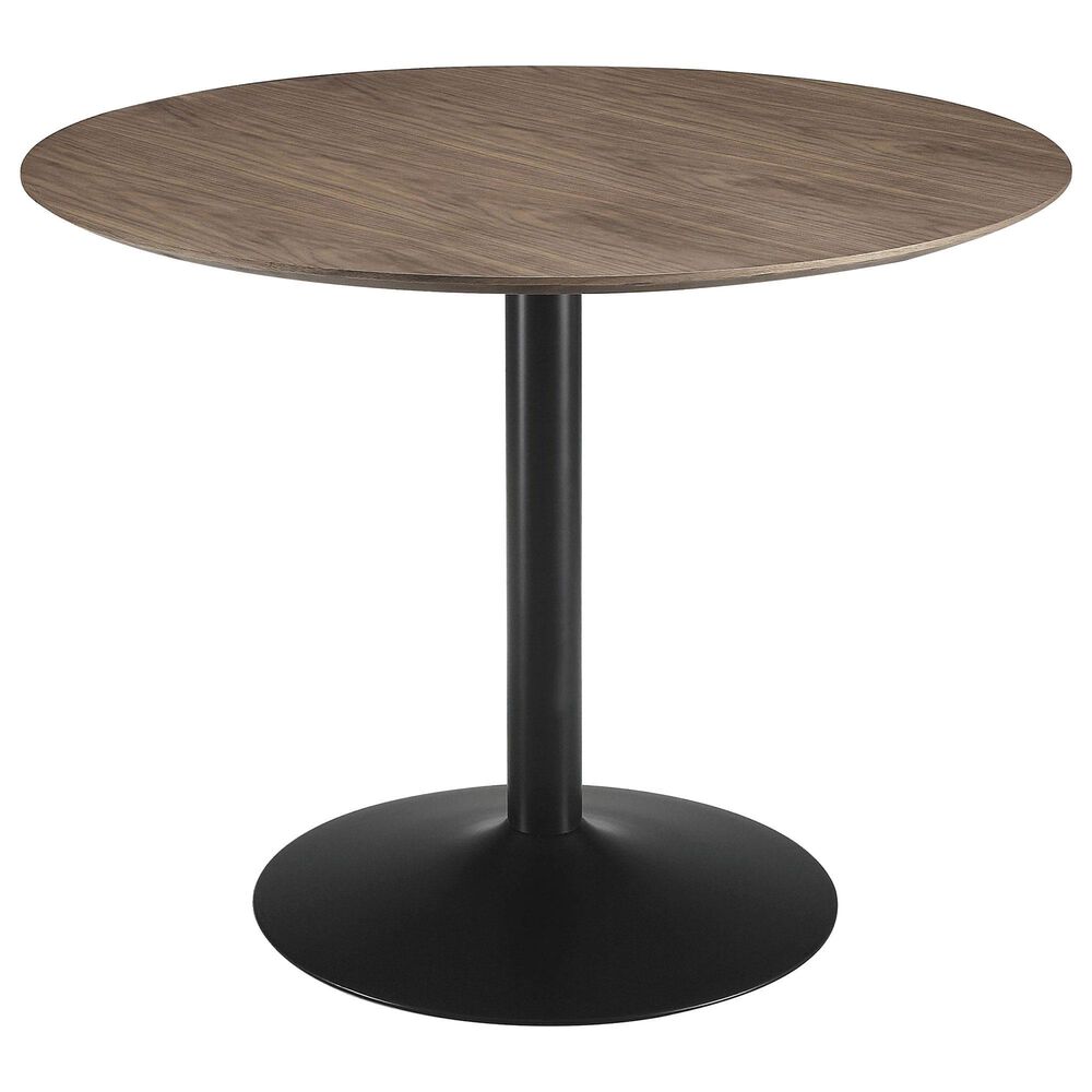 Pacific Landing Clora Dining Table in Walnut and Black - Table Only, , large