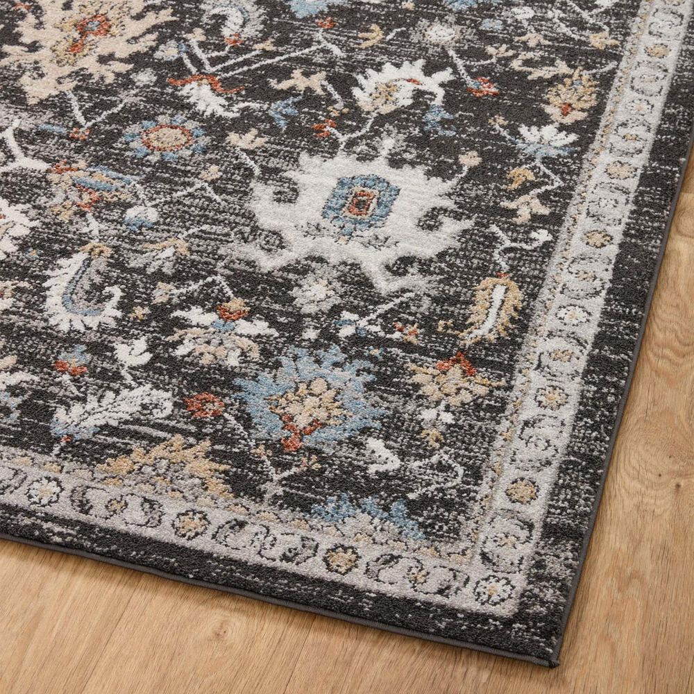 Loloi II Odette 4&#39; x 6&#39; Charcoal and Multicolor Area Rug, , large