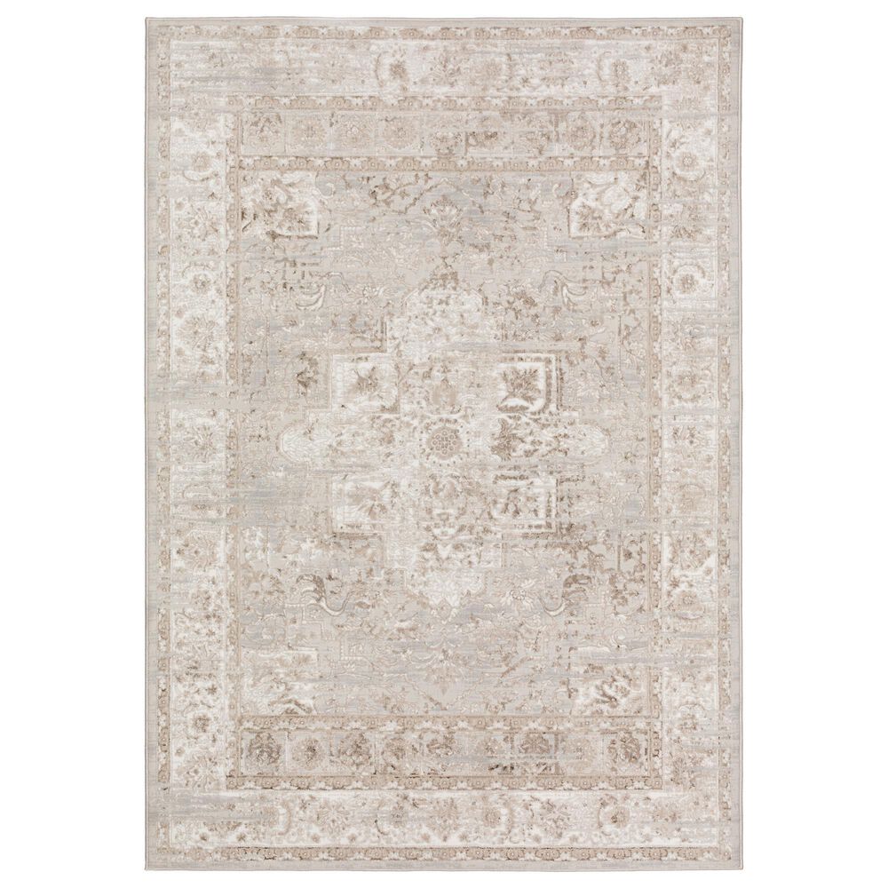 Dalyn Rug Company Rhodes Oriental 3"2" x 5"1" Taupe Area Rug, , large