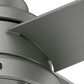 Hunter Searow 54" Outdoor Ceiling Fan with LED Lights in Matte Silver, , large