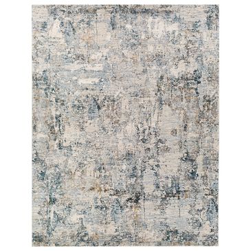 Surya Laila  7"10" Round Gray, Navy, Camel, Wheat, Beige, Taupe and Cream Area Rug, , large