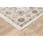 Oriental Weavers Maharaja Qatar 71W 7"10" x 10"10" Ivory and Gold Area Rug, , large