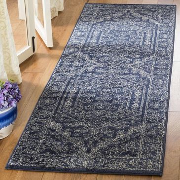 Safavieh Adirondack ADR108N 2"6" x 14" Navy and Ivory Runner, , large