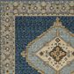 Oriental Weavers Andorra 2"6" x 12" Blue and Gold Runner, , large