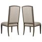 Hooker Furniture Rhapsody Side Chair with Reclaimed Natural Legs in Beige (Set of 2), , large