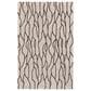 Feizy Rugs Enzo 8734F 8" x 11" Black and Taupe Area Rug, , large