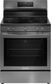 Frigidaire Gallery 30" Rear Control Electric Range with Total Convection in Black Stainless Steel, , large