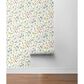 NextWall Wildflowers 216" x 20.5" Peel and Stick Wallpaper in Multicolored, , large