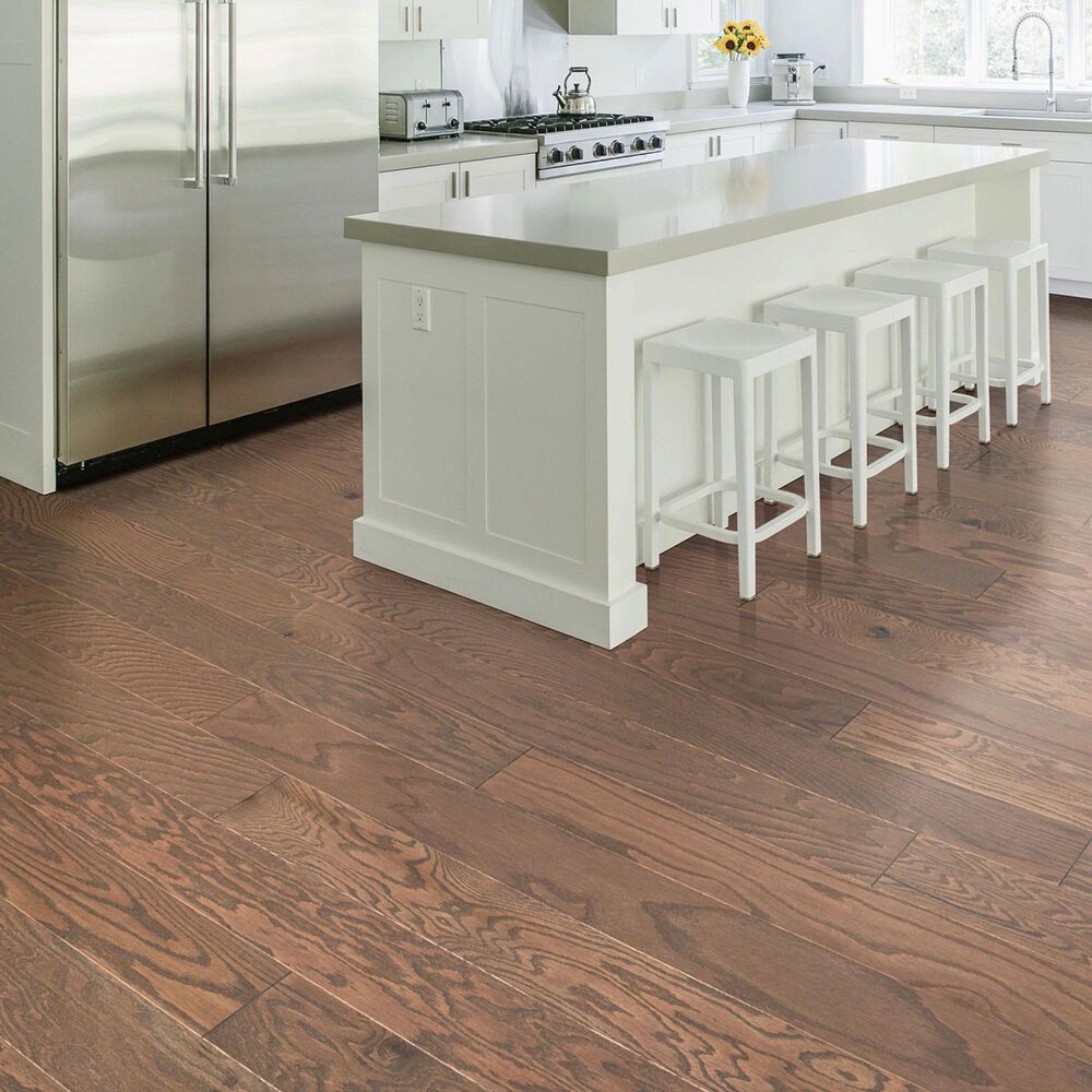 Shaw Albright Flax Seed LG Oak 5&quot; Engineered Hardwood, , large