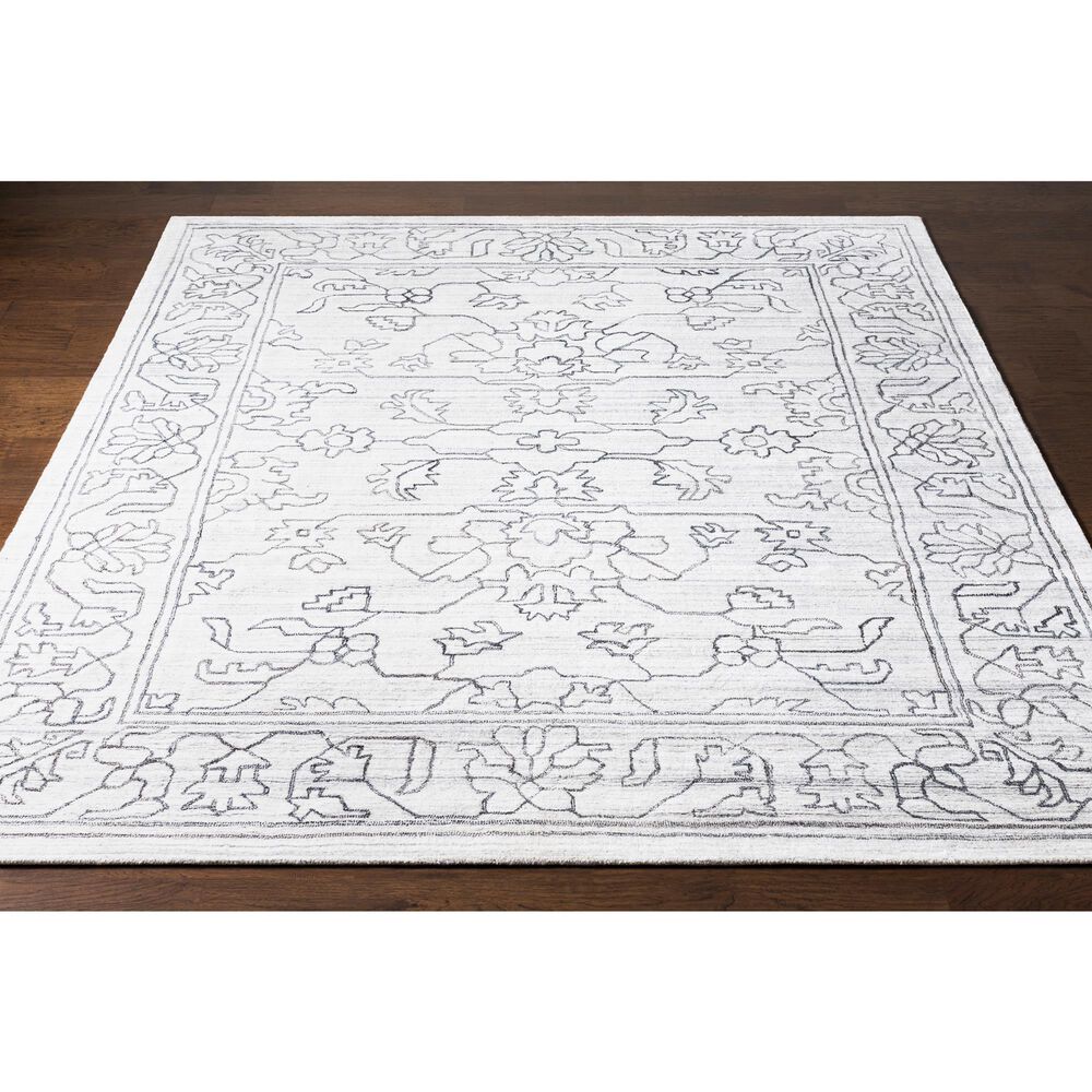 Surya Hightower 9&#39; x 13&#39; Cream, Charcoal and Gray Area Rug, , large