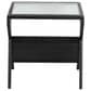 Porter Design Canberra Square End Table in Black, , large