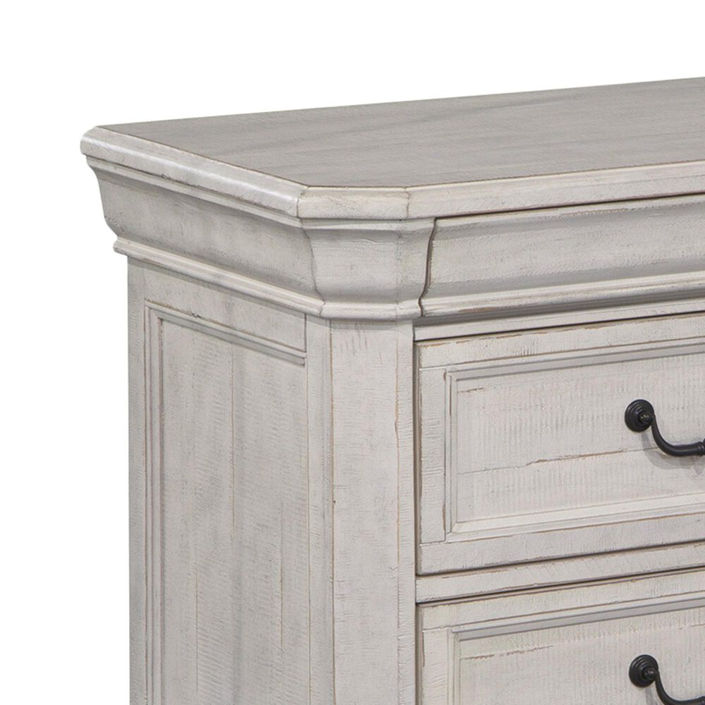 Nicolette Home Bronwyn 3 Drawer Nightstand in Alabaster, , large
