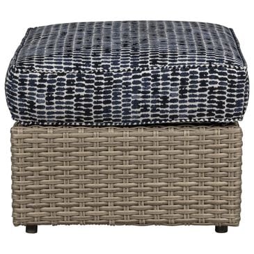 Erwin & Sons Sandpiper Biscayne Wicker Ottoman, , large