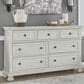 Signature Design by Ashley Robbinsdale 7 Drawer Dresser with Mirror in Antique White, , large