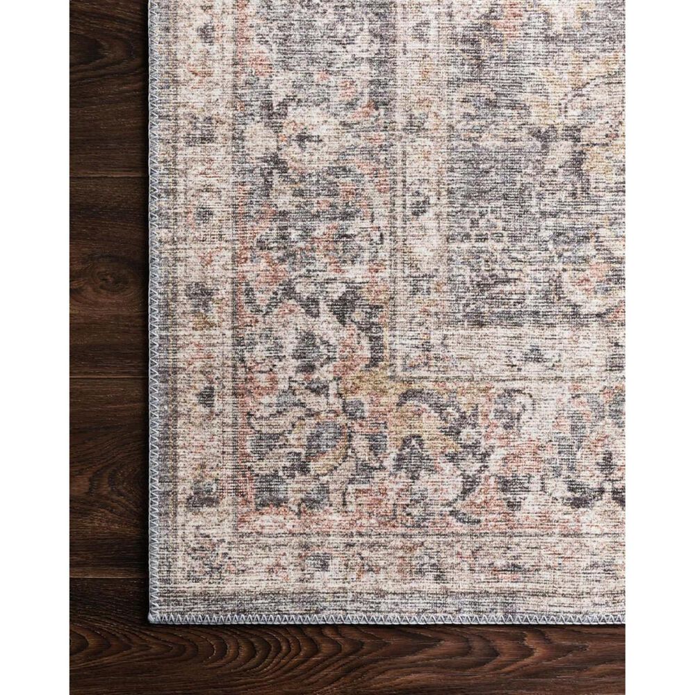 Loloi II Skye SKY-01 2&#39;3&quot; x 3&#39;9&quot; Grey and Apricot Scatter Rug, , large