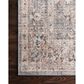 Loloi II Skye SKY-01 2"3" x 3"9" Grey and Apricot Scatter Rug, , large