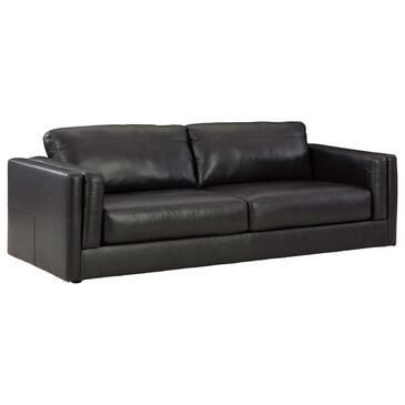 Signature Design by Ashley Amiata Stationary Sofa in Onyx, , large