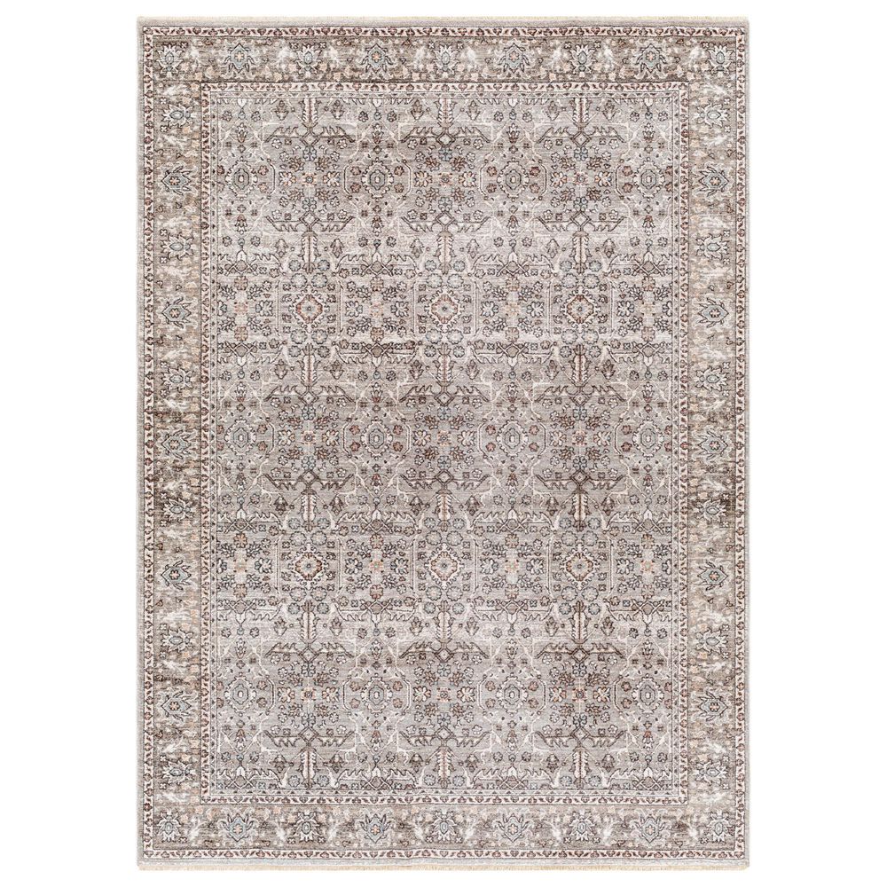 Surya Carlisle Oriental 3"11" x 5"11" Dusty Sage, Light Gray, Dusty Pink, Ivory, Pale Blue and Charcoal Area Rug, , large