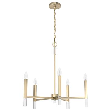 Hunter Sunjai 5-Light Chandelier in Alturas Gold, , large