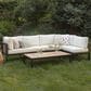 Walker Edison 4-Piece Patio Sectional Set in Natural, , large