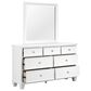 Signature Design by Ashley Fortman Bedroom Mirror in White, , large