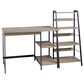 Signature Design by Ashley Soho Home Office Desk and Shelf in Brown and Black, , large