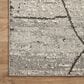 Loloi II Fabian 7"10" Square Grey and Charcoal Area Rug, , large